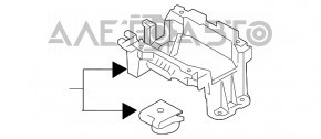 Кріплення шифтера КПП Audi A3 8V 15-20