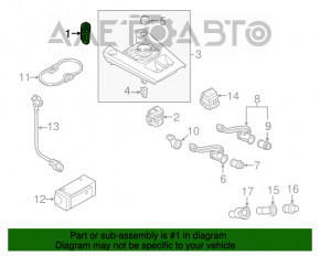 Кнопка Start-Stop Audi A3 8V 15-16 4d