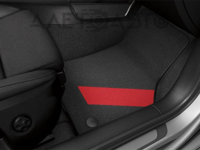 Комплект ковриков салона Audi A3 8V 15-20 тряпка, черный