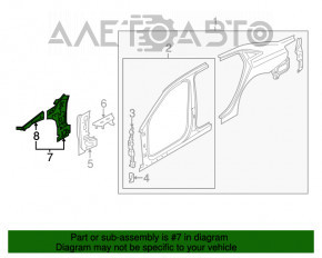 Четверть передняя левая Audi A3 8V 15-20 4d, 5d