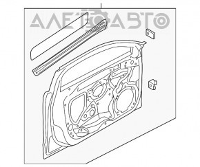 Двері голі перед прав Audi A3 8V 15-20 4d, 5d