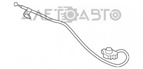 Трос аварійного включення нейтральної передачі з кронштейном Audi A4 B9 17-