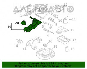 Абсорбер під інструмент Audi A4 B9 17-