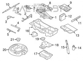 Набір інструментів комплект Audi A4 B9 17-