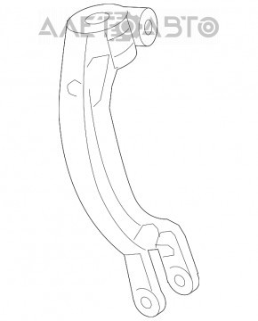Вилка амортизатора передня права Audi A4 B9 17-