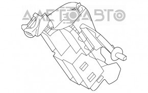 Кронштейн блоков предохранителей подторпедный Audi A4 B9 17-