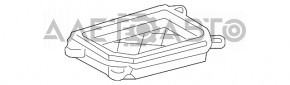 Крышка блока розжига правая Lexus RX300 RX330 RX350 RX400h 04-09