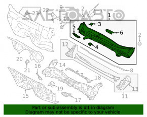 Решетка дворников пластик Subaru Forester 19- SK