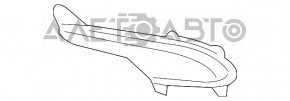 Отражатель задний правый Hyundai Santa FE Sport 17-18 рест usa новый OEM оригинал