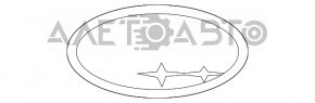 Емблема SUBARU двері багажника Subaru Outback 10-14