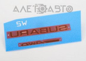 Эмблема надпись Subaru двери багажника Subaru Outback 10-14