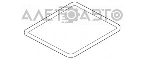 Внутренний уплотнитель люка Subaru Forester 14-18 SJ серый