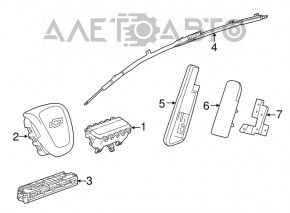 Подушка безпеки airbag сидіння зад лев Buick Encore 13-