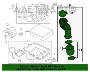 Воздуховод Buick Encore 13-19