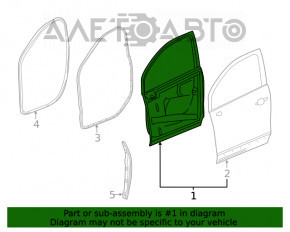 Дверь голая передняя правая Buick Encore 13-19