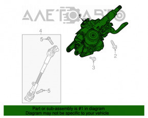 Рулевая колонка с ЭУР Buick Encore 13-19