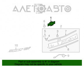 Эмблема CHEVROLET двери багажника Chevrolet Bolt 17-
