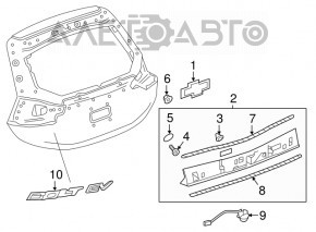 Эмблема CHEVROLET двери багажника Chevrolet Bolt 17-