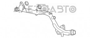Патрубок системы охлаждения Porsche Cayenne 958 11-17 с датчиком