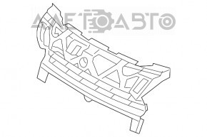 Верхняя решетка переднего бампера Porsche Cayenne 958 11-14 без радара новый OEM оригинал