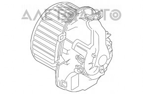 Мотор вентилятор печки Porsche Cayenne 958 11-14