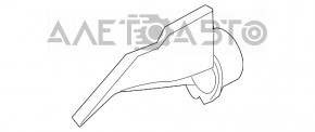 Манжета воздухоприемника лев Porsche Cayenne 958 11-17 4.8 Turbo трещины
