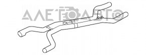 Випускна траса середня частина Porsche Cayenne 958 11-17 4.8 Turbo, зам'ята