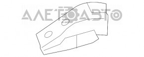 Крышка петли капота правая Porsche Cayenne 958 11-14