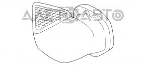Воздуховод решетки дворников прав Porsche Cayenne 958 11-17