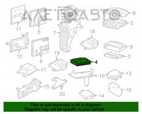 Rear View Camera Control Unit Module Porsche Cayenne 958 11-17