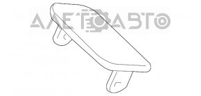 Заглушка омывателя фар переднего бампера правая Porsche Cayenne 958 11-14 новый OEM оригинал
