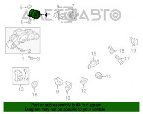 Хронограф с накладкой Porsche Cayenne 958 11-14 черн