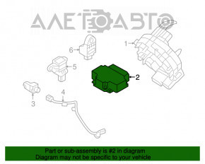 Модуль srs airbag комп'ютер подушок безпеки Hyundai Sonata 18-19 hybrid