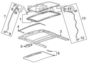 Мотор люка Buick Encore 13-