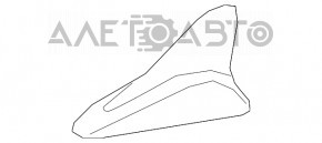 Антенна плавець Hyundai Elantra AD 17-20 з 2 роз'ємами