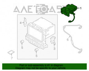 Antenna Receiver Power Radio Kia Niro 17-19