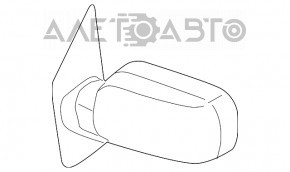 Зеркало боковое левое Nissan Armada/Titan 03-15 5 пинов, подогрев, структура