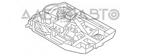 Кріплення переднього бампера-фара ліве Porsche Panamera 14-16 новий OEM оригінал