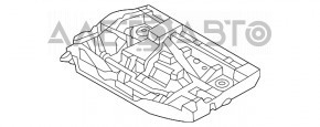 Крепление фары правое Porsche Panamera 14-16 под LED