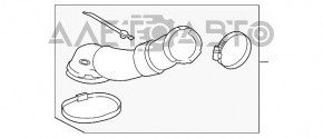 Воздуховод от корпуса воздушного фильтра правый Porsche Panamera 10-16 4.8