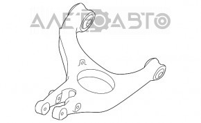 Рычаг нижний задний правый Porsche Panamera 10-16 потресканы сайленты