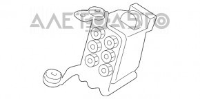 Блок управления клапанов пневмоподвески Porsche Panamera 10-16