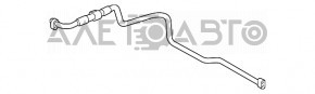 Трубка кондиционера компрессор-печка вторая Porsche Panamera 10-16