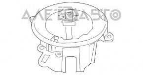 Мотор вентилятор пічки Porsche Panamera 10-16