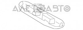 Форсунка омивача лобового центру Porsche Panamera 10-16