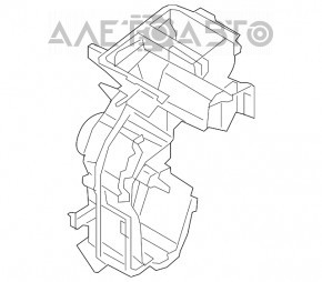 Корпус грубки голий Kia Niro 17-19 HEV, PHEV під dual zone