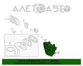 Управление климат-контролем Hyundai Santa FE Sport 17-18 рест auto под навигацию, полез хром на крутилке