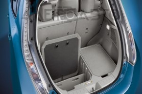 Бокс багажника Nissan Leaf 13-17 сірий, подряпини, під хімчистку