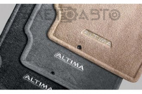 Килимок салону задній правий Nissan Altima 13-18 ганчірка чорний
