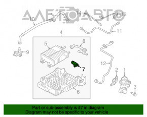Клапан вентиляции топливного бака Ford Fusion mk5 13-20 на абсорбере